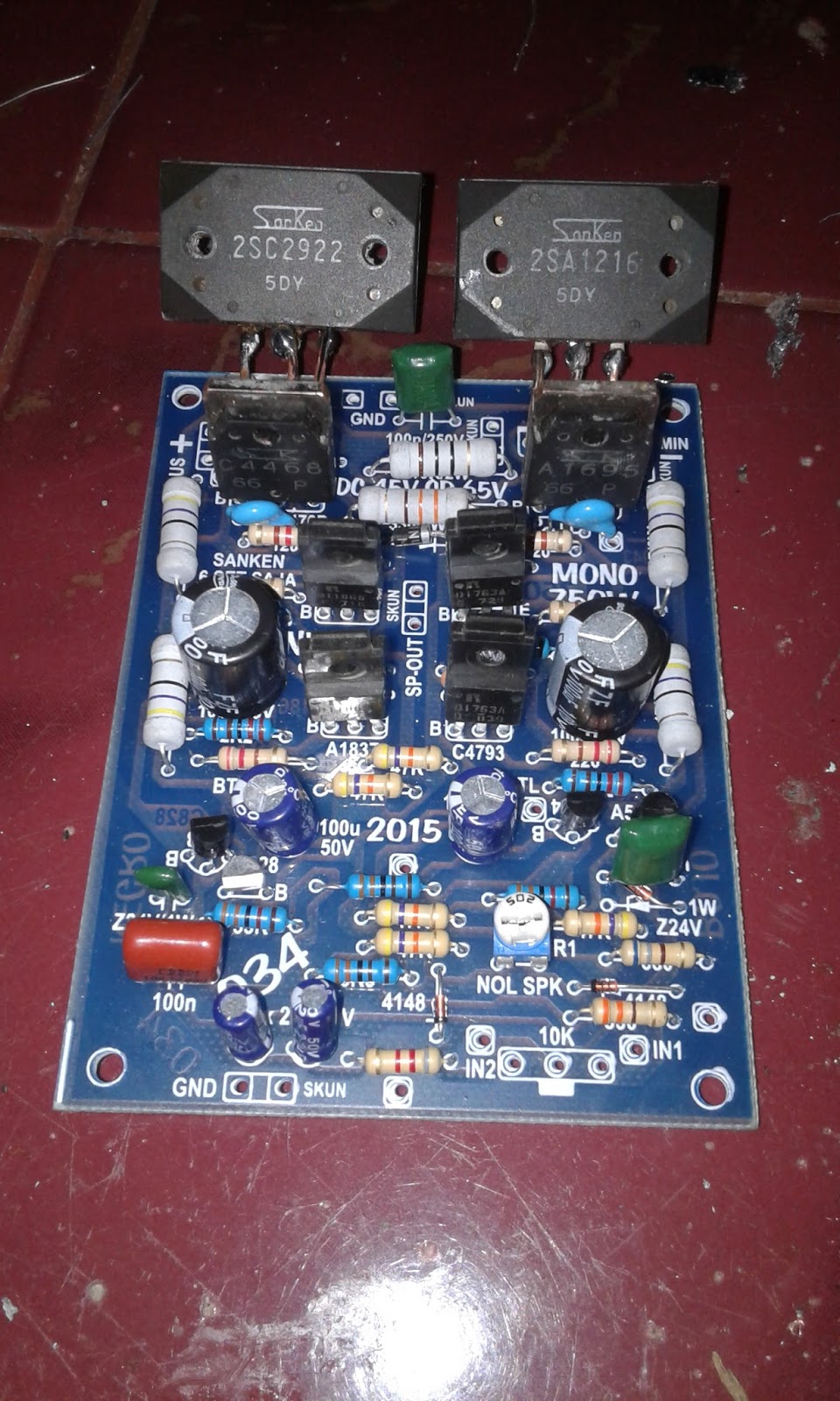Active Bass Audio Power Amplifier - Subwoofer System Project ...