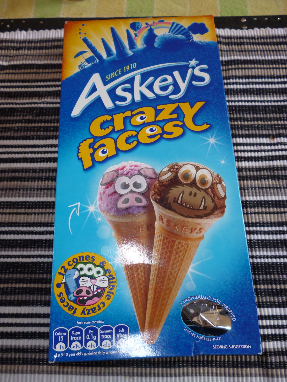 Madhouse Family Reviews Askey's Ice Cream Crazy Faces review