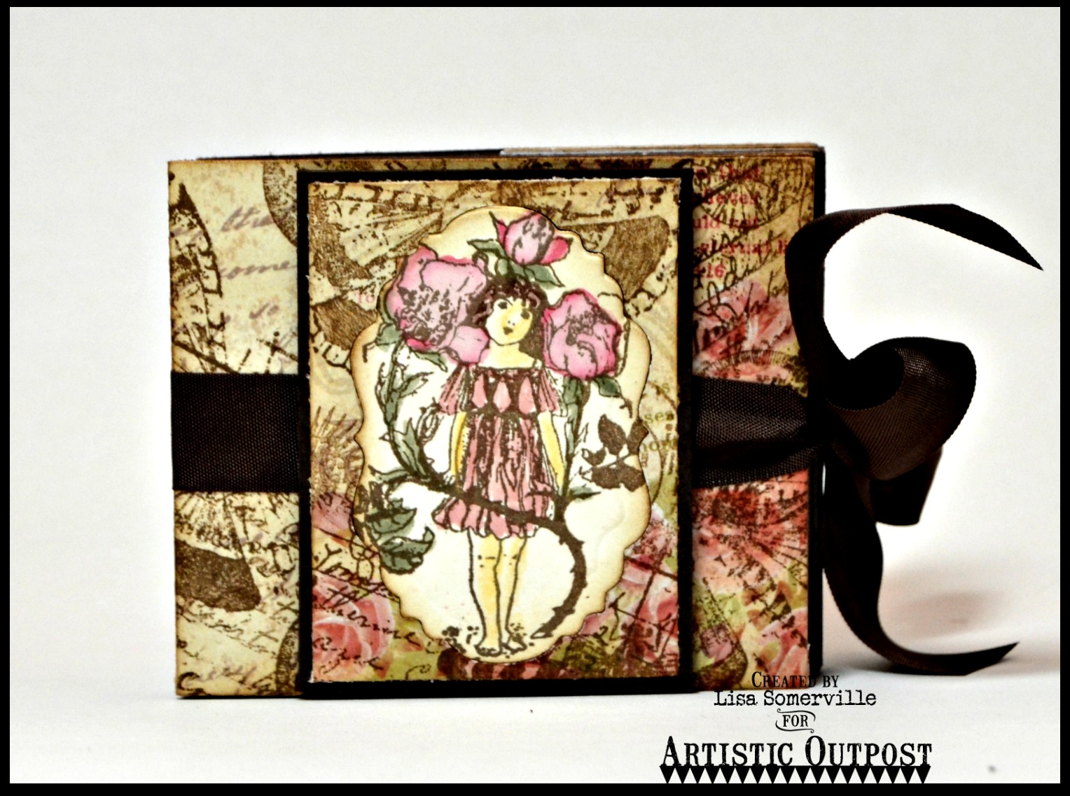 Stamps - Artistic Outpost Neverland, Ephemera Backgrounds, Whimsical Melange, Flower Market, Our Daily Bread Designs Blushing Rose Paper Collection, ODBD Custom Vintage Labels Die
