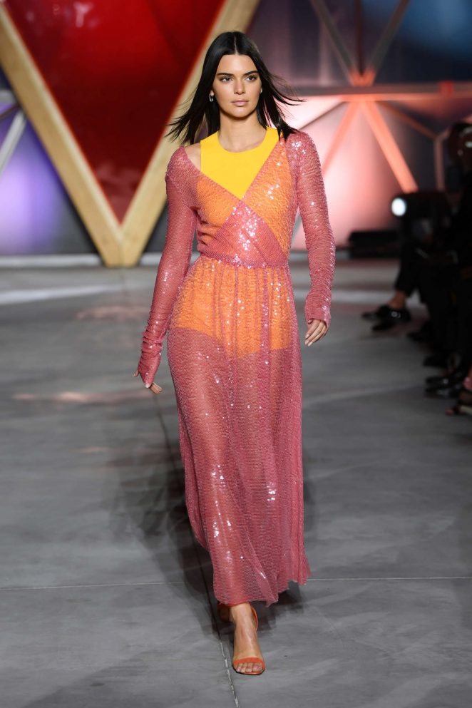 Kendall Jenner walks the Fashion for Relief Charity Gala Runway Show in
