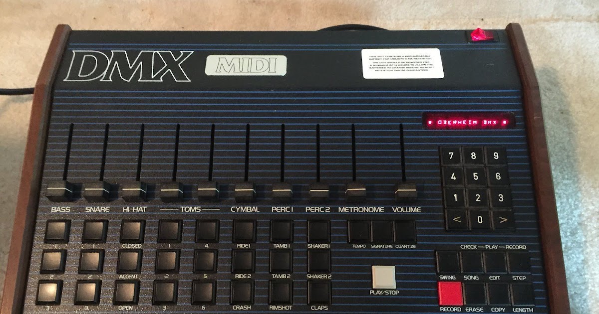 MATRIXSYNTH Oberheim DMX Drum Machine With 16 alternate ROMs and
