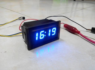 Jam Digital Waterproof Mobil dan Motor 4.5-30V