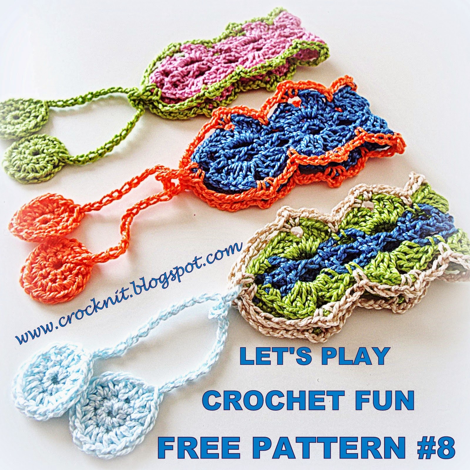 MICROCKNIT CREATIONS LET'S PLAY CROCHET FUN FREE PATTERN 8