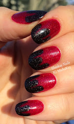 dipped chocolate nail strawberries nails polish diamond azature