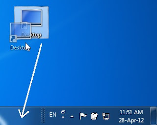 How to show desktop technique