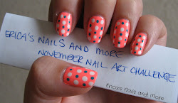 november nail nails designs different polka dots challenge erica combinations many