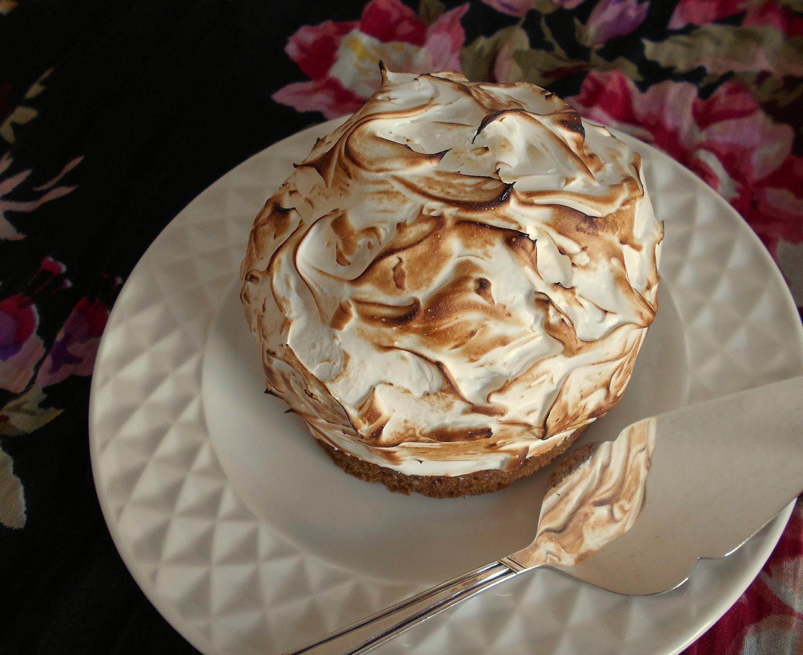 Rhubarb, Stem Ginger and Clotted Cream Baked Alaska