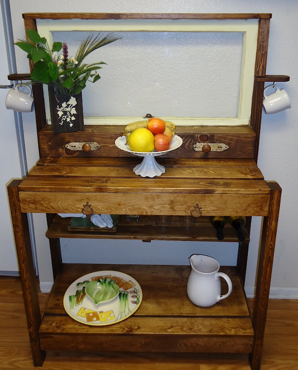 1940s Window Table with Vintage Hardware-SOLD