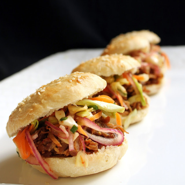 crockpot korean pork bulgogi sliders