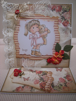 I 39ve used these beautiful Pion papers called rose frame