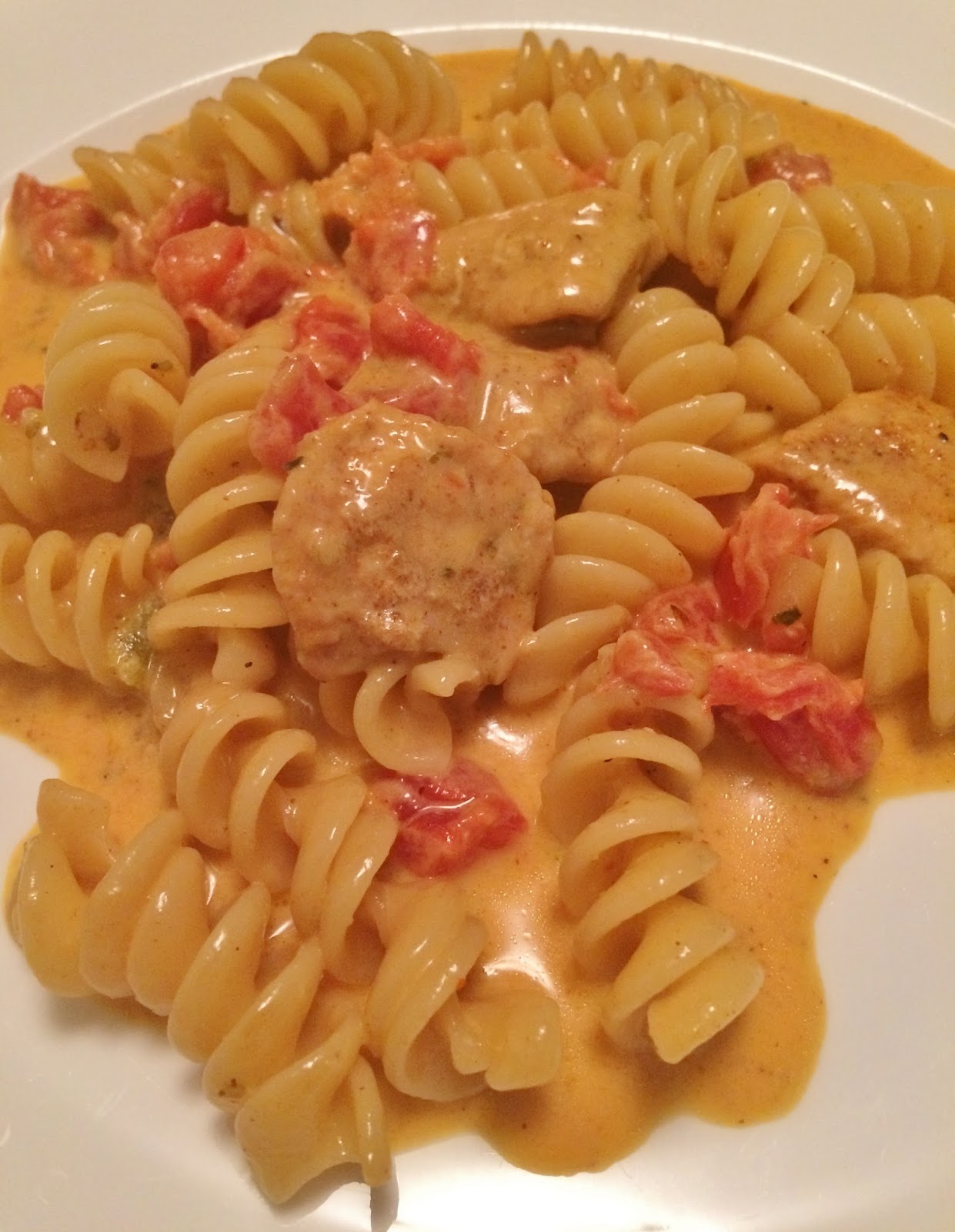 My Tiny Oven Creamy Chicken Taco Rotini