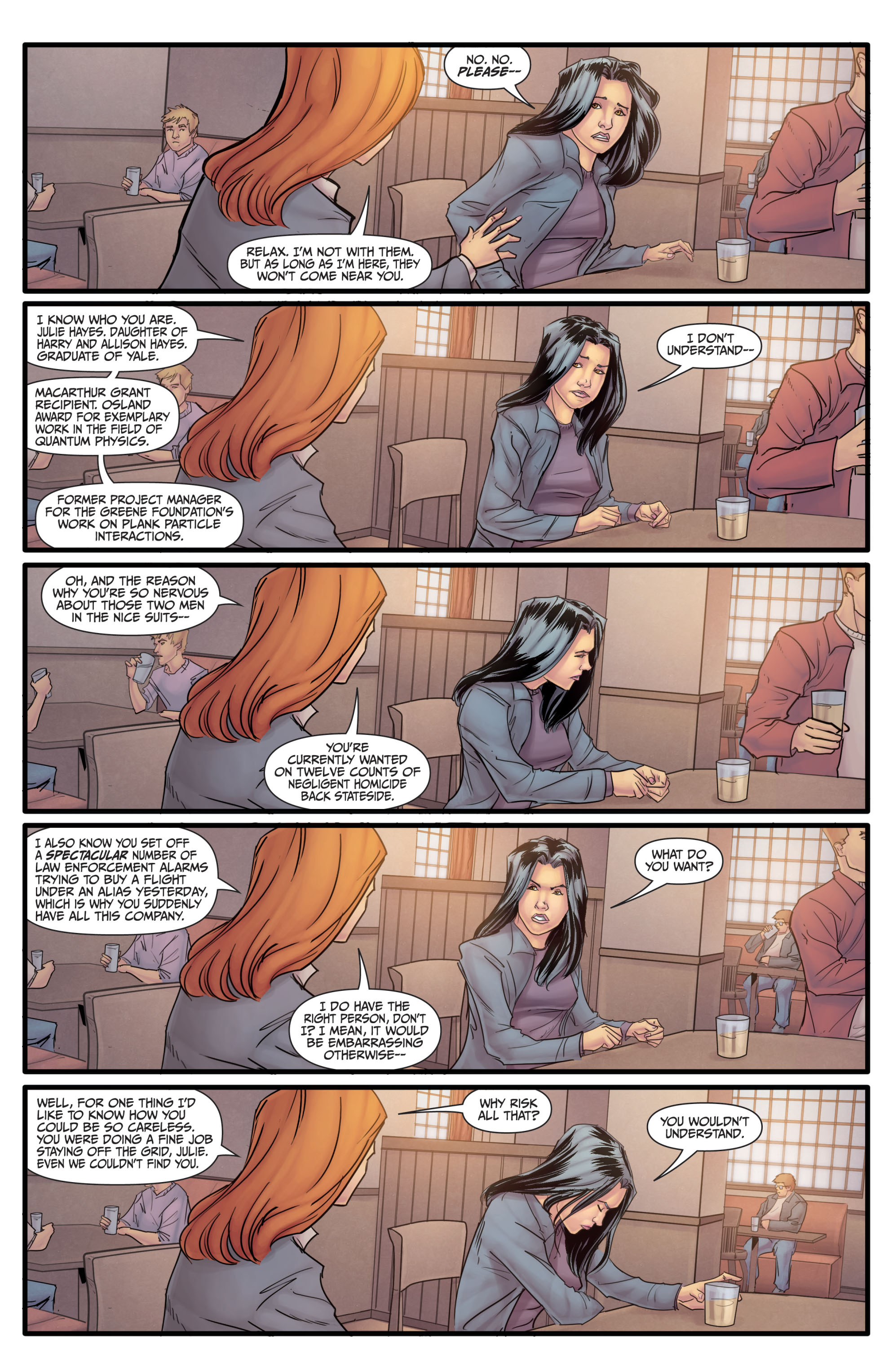 Read online Morning Glories comic -  Issue #6 - 10