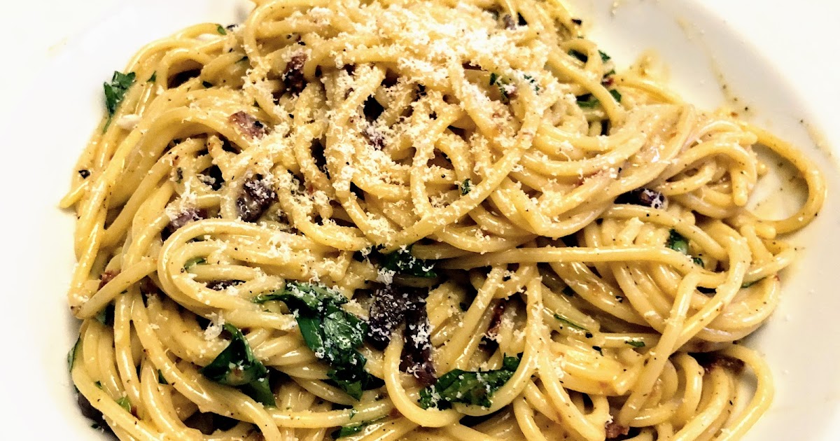 Pasta Carbonara w/ BeefGuanciale
