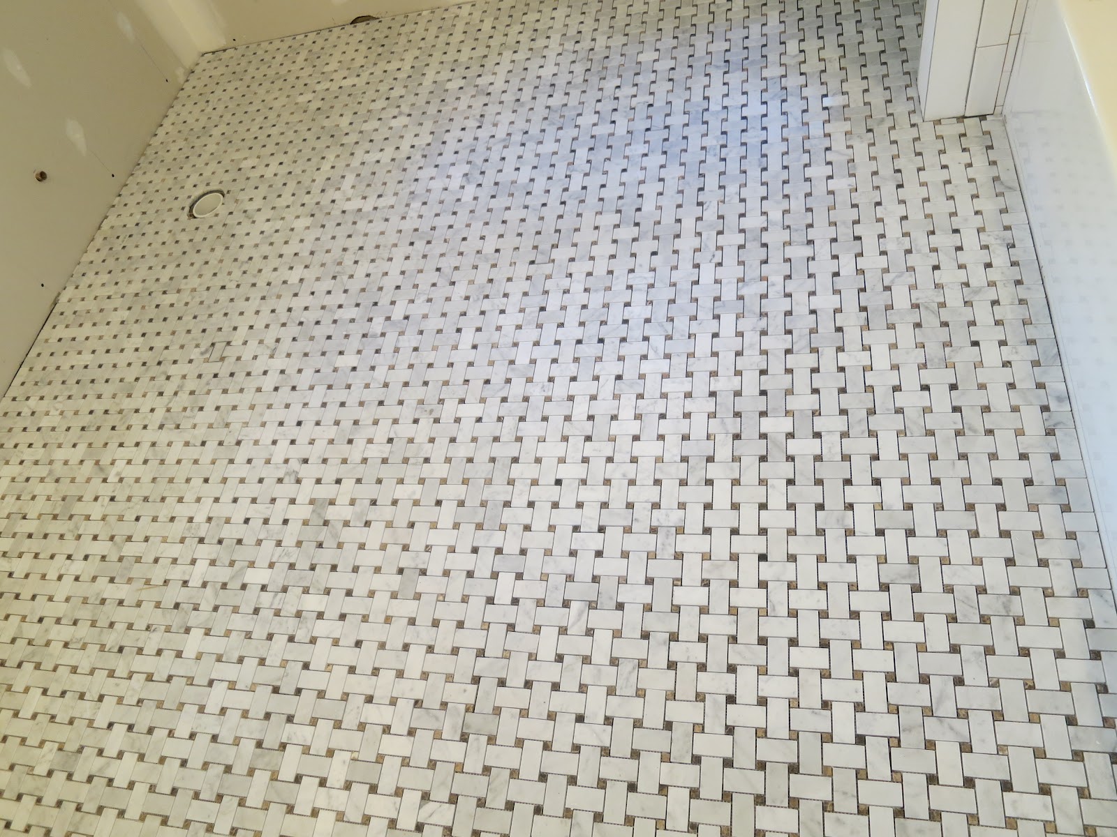 An Old Farm Installing Basketweave Tiles