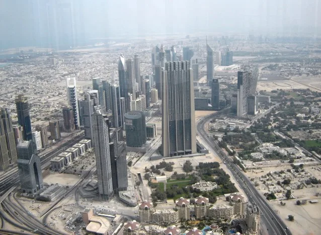 picture from Observation Deck of Burj Khalifa
