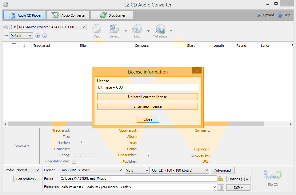 EZ CD Audio Converter 2.5 Full Crack