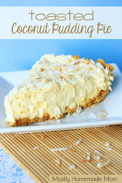 toasted coconut pudding pie 