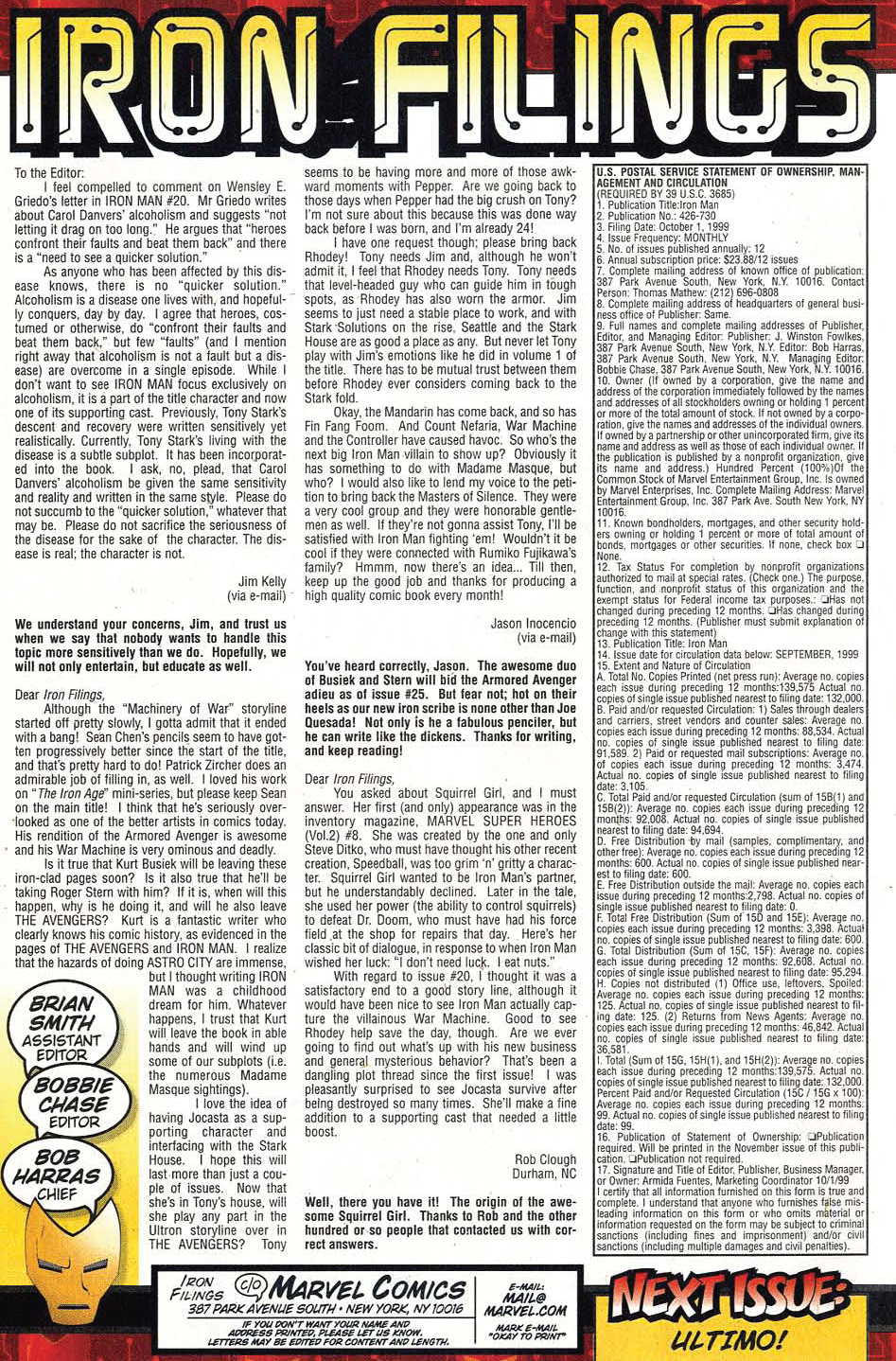 Read online Iron Man (1998) comic -  Issue #22 - 43