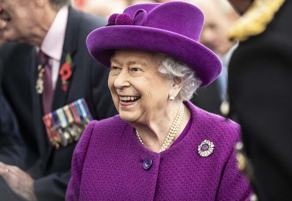 Queen Elizabeth visited the Royal British Legion Village