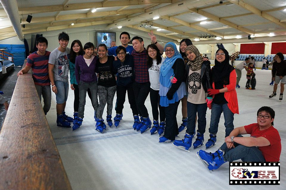 UQMSA Ice Skating 2013 University of Queensland Malaysian Students