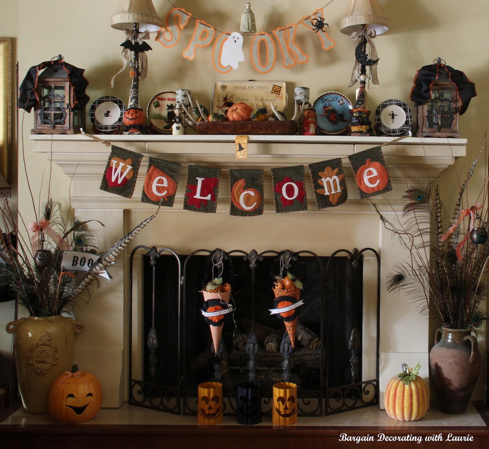 BARGAIN DECORATING WITH LAURIE ADDING THE HALLOWEEN TO FALL