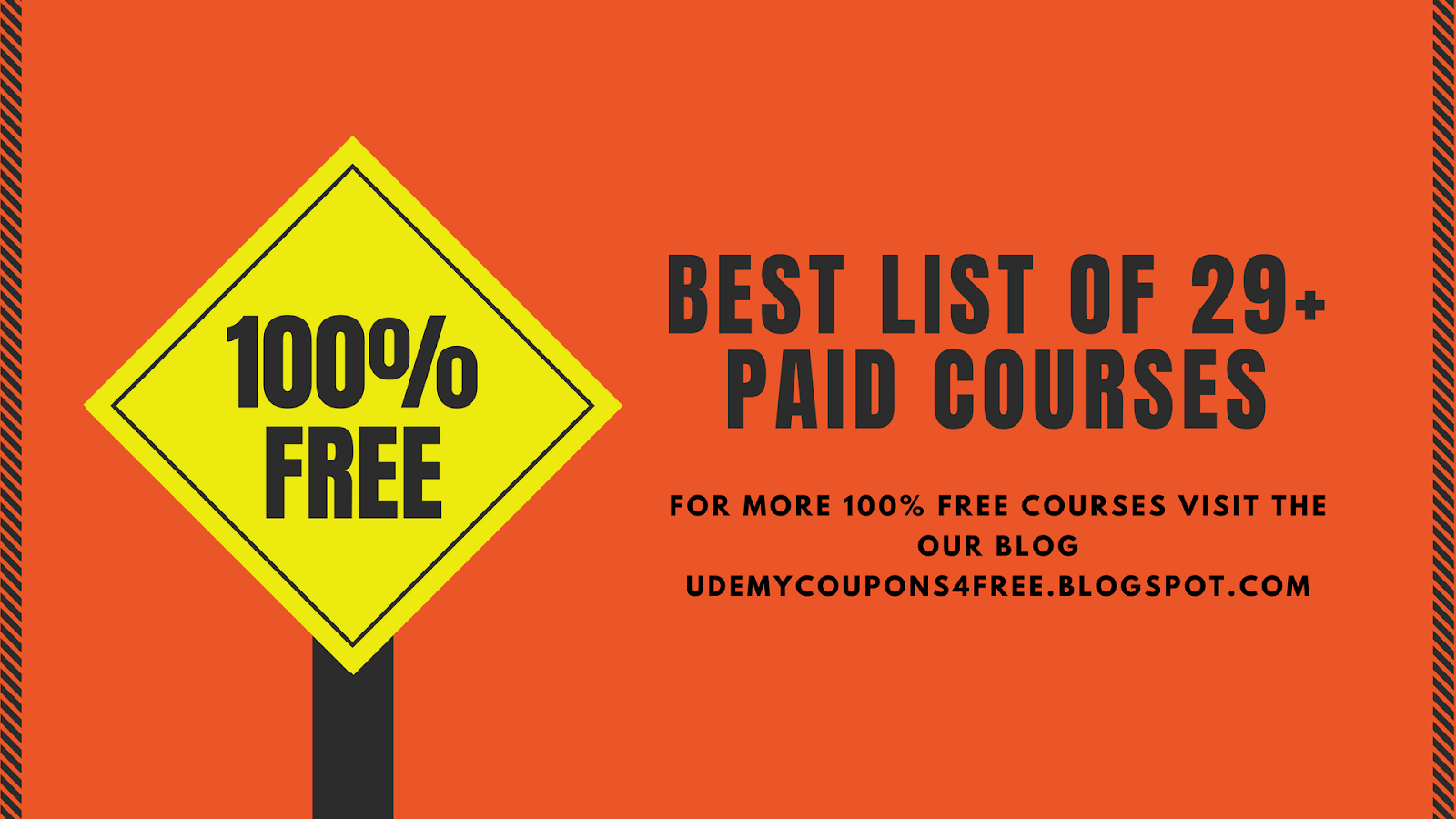 Best List of Udemy free coupons with 100 discount coupons 29