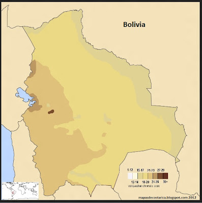 Mapa de la Composición Étnica de Bolivia