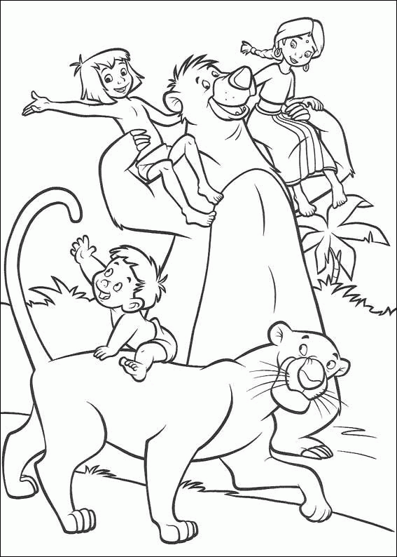 Jungle Book Coloring Pages - Disney Coloring Pages