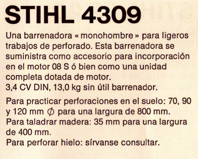  Stihl 4309