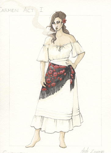Zorgvuldig lezen Pracht Samengroeiing Seattle Opera Blog: Meet Heidi Zamora, Design Coordinator for our Carmen  Costumes