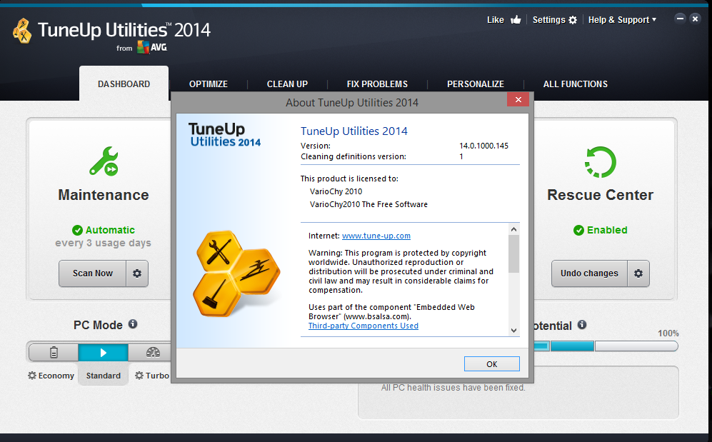 avg tuneup 2014 crack