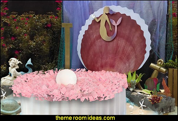 Decorating Theme Bedrooms Maries Manor Mermaid Party Decorations Mermaid Party Ideas Mermaid Themed Birthday Party Ocean Theme Party Decorations Under The Sea Party Little Mermaid Birthday