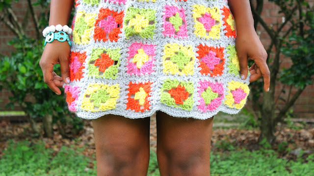 Dream Crochet Project Spotlight // Dream Granny Squared Crochet Dress.