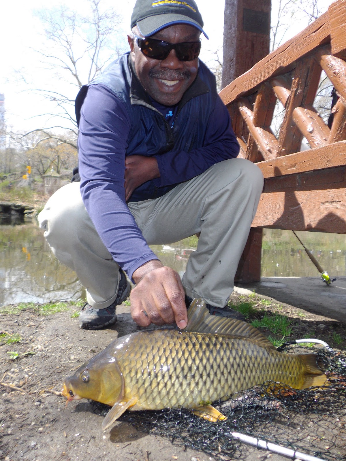 The Great Lakes of NYC Fly Fishing for carp in Central Park