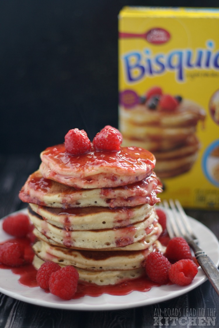 Bisquick Pancakes w/ Raspberry Maple Syrup (for Glenn & Abraham) | The Walking Dead
