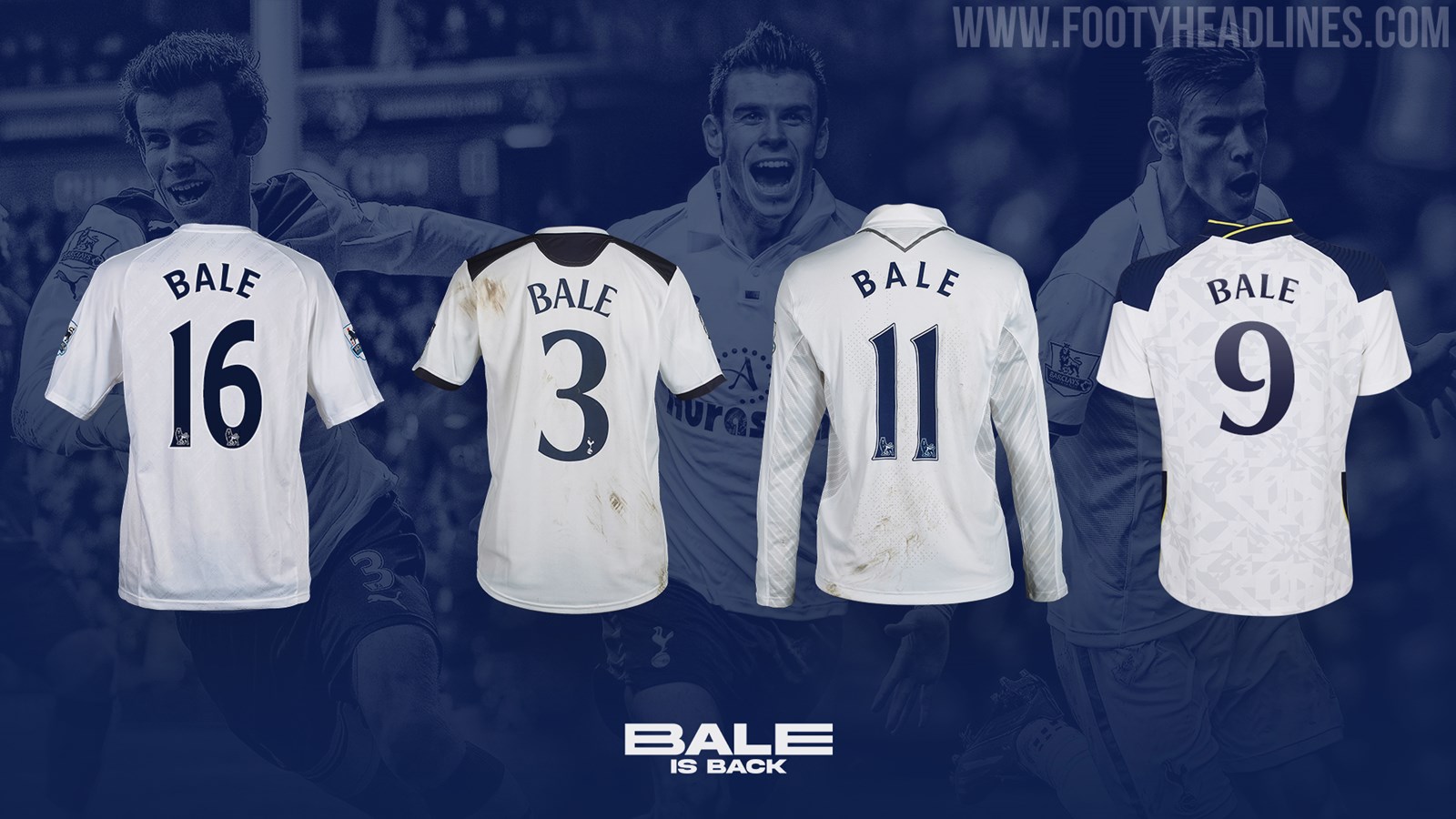 Bale Becomes Tottenham's No. 9 - 'Wrong' Number On Social Media, Fourth  Different Number For Spurs - Footy Headlines