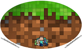 Toppers o Etiquetas de Minecraft para imprimir gratis. Toppers o Etiquetas de Minecraft para imprimir gratis.