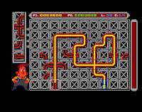 Captura de pantalla de Pipe Mania, Amiga 500 (1989)