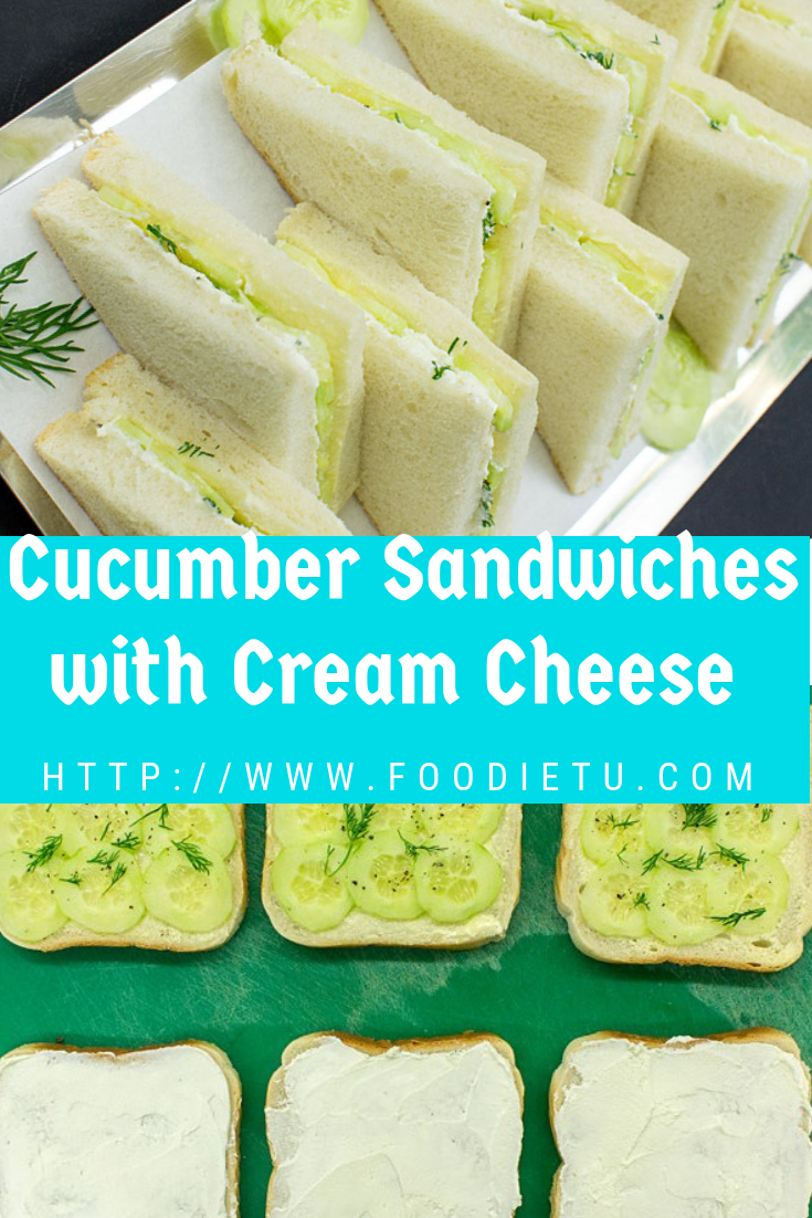Cucumber Sandwiches with Cream Cheese Health Timers