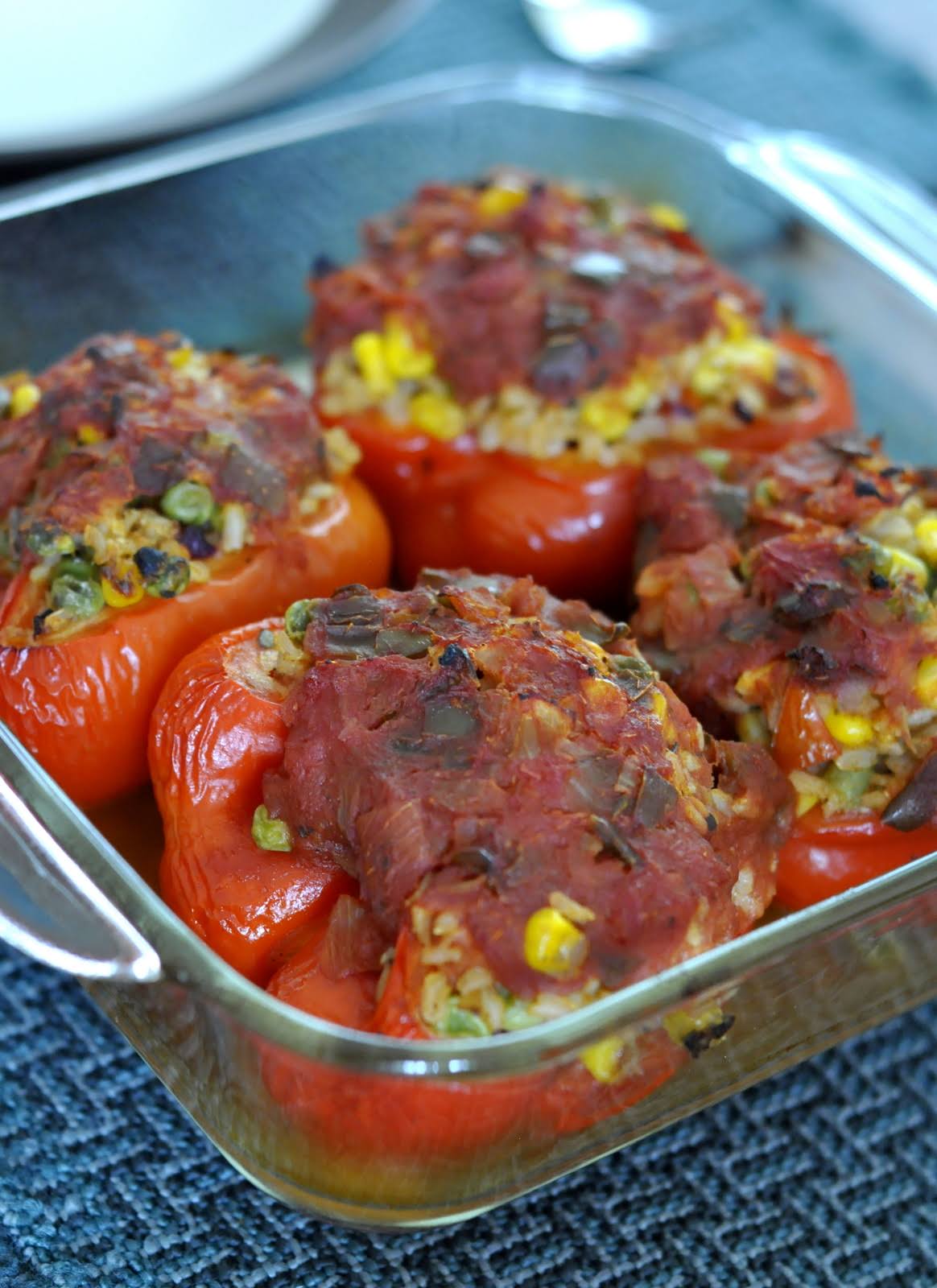 Meatless Mexican Stuffed Peppers