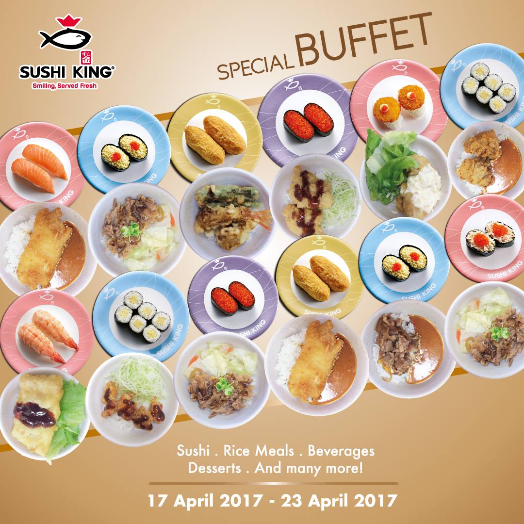 Sushi King Special Dinner Buffet Member Price RM38.05 Non-member RM42