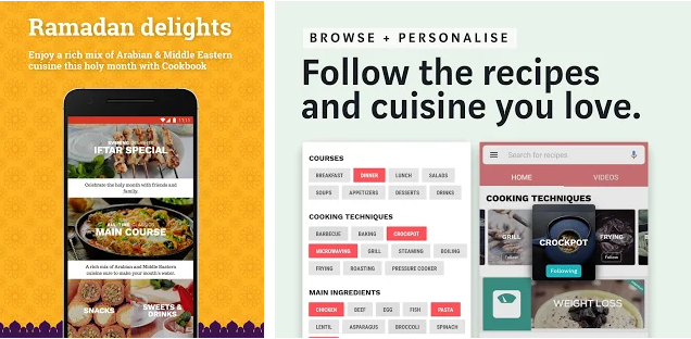 Aplikasi Cookbook Recipes 