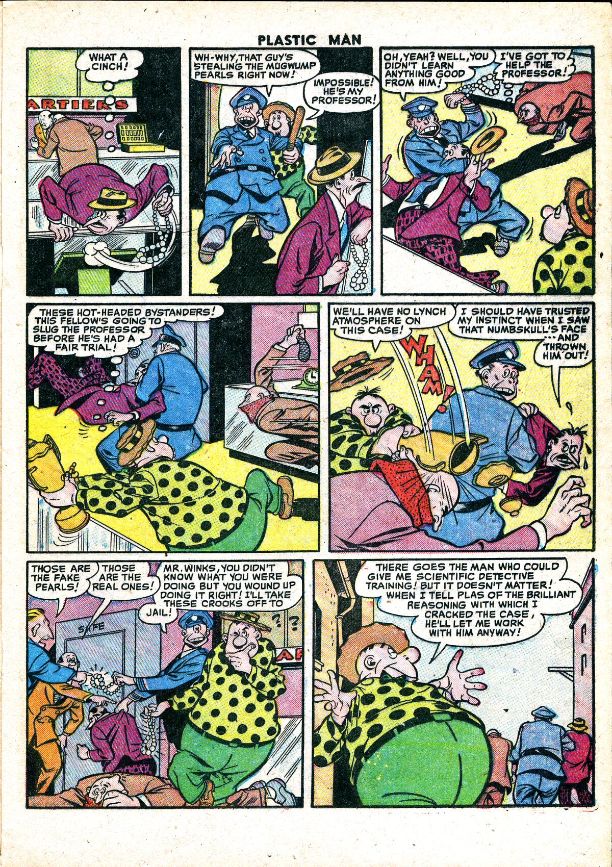 Read online Plastic Man (1943) comic -  Issue #43 - 19