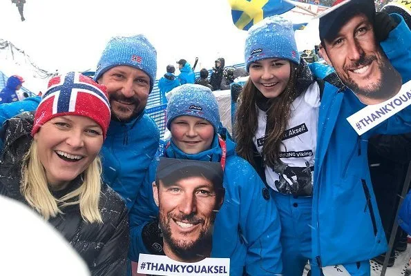 Crown Prince Haakon, Crown Princess Mette-Marit and Princess Ingrid-Alexandra