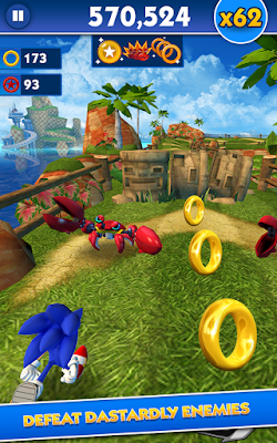 Download Game Sonic Dash APK Version 3.5.0.Go