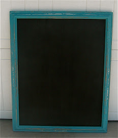 Peacock Blue Chalkboard (SOLD)