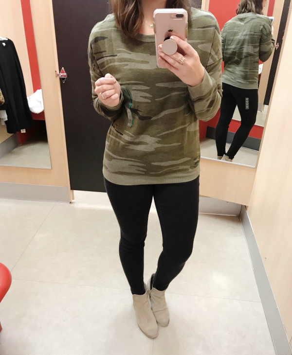 target try ons, north carolina blogger, style on a budget, black skinny jeans, mom style