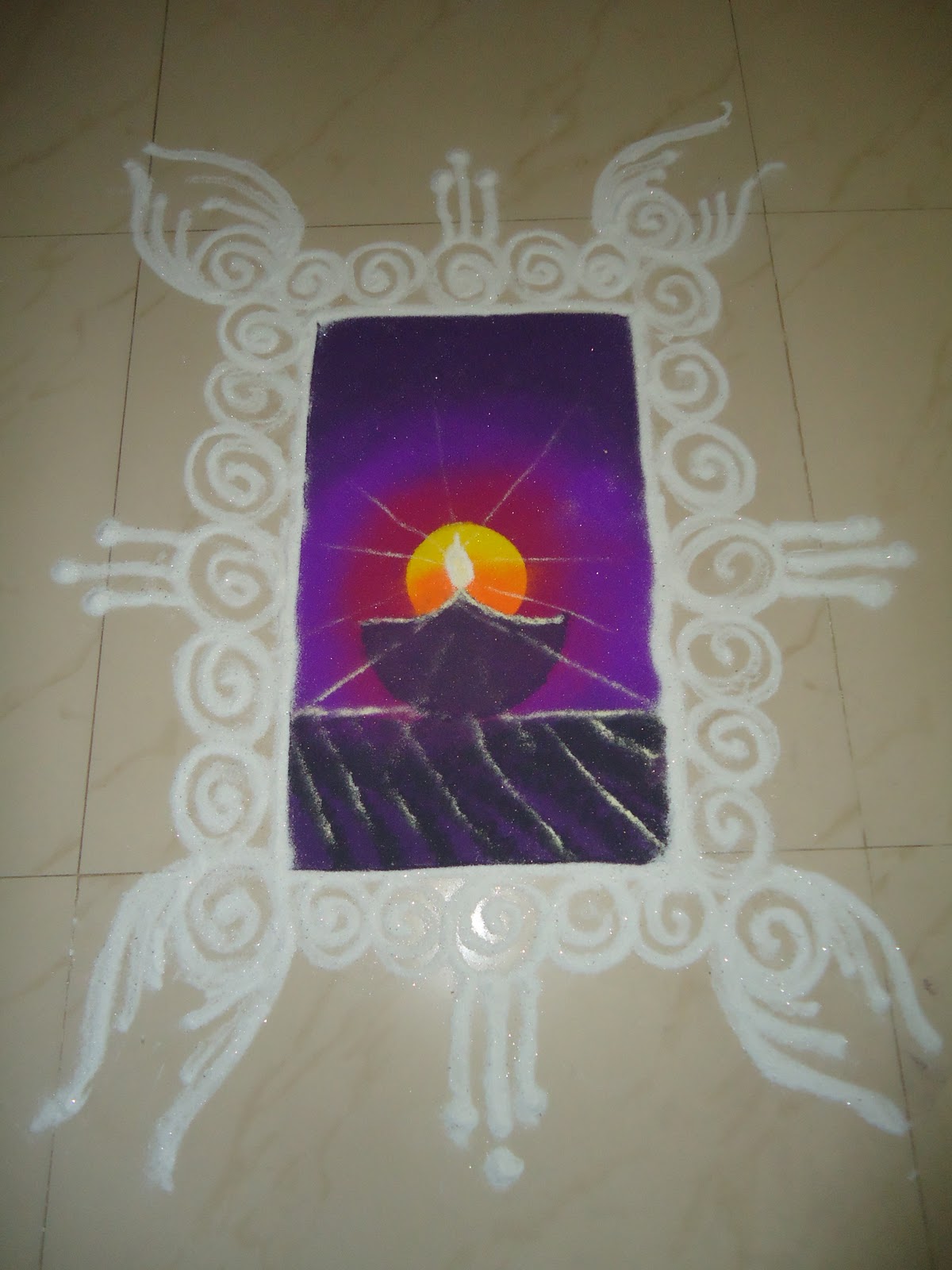 Truly 'I' or Truly 'Me': Poster Rangoli- Day 4