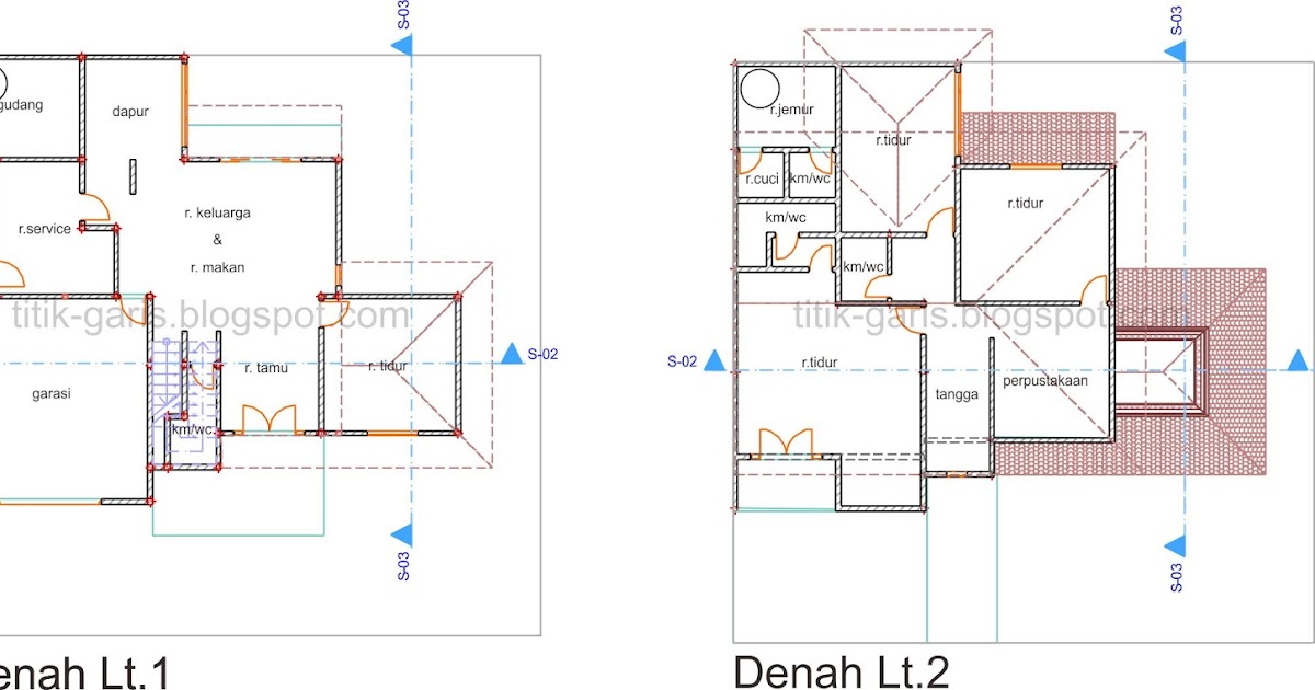 Desain Rumah 2 Lantai di Atas Lahan Persegi 160 m2 (12 