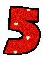 Alfabeto animado de Minnie coqueta 5.  